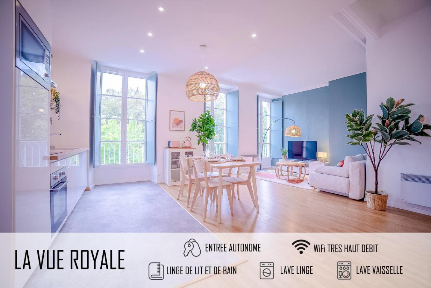 La Vue Royale - Face Au Chateau - Wifi - 4 Personnes Pau Exterior foto